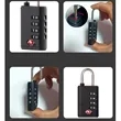 TSA 4 Digit Travel Suitcase Code Padlock Luggage Locks | https://www.bestnamebadges.com
