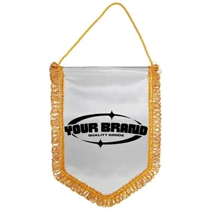 DIY Blank Pennant Soccer Baseball Football Rugby Club Flags