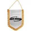 DIY Blank Pennant Soccer Baseball Football Rugby Club Flags | https://www.bestnamebadges.com