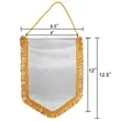 DIY Blank Pennant Soccer Baseball Football Rugby Club Flags | https://www.bestnamebadges.com