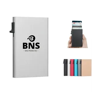 Minimalist Credit Card Holder, Pop Up Cards RFID Protection