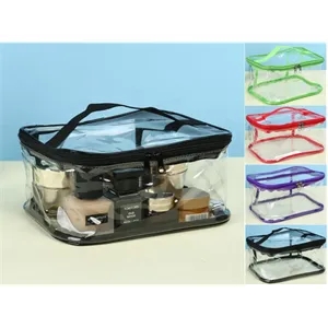 Clear Waterproof Storage Bag With Zipper