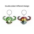 Custom Acrylic Keychain 1"-2.5" | https://www.bestnamebadges.com
