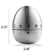 Mechanical Kitchen Timer Egg Shape Eco Friendly Baking Tool | https://www.bestnamebadges.com