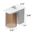 Magnetic Toothbrush Cup Holder with Inverted Design Hygienic | https://www.bestnamebadges.com