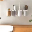 Magnetic Toothbrush Cup Holder with Inverted Design Hygienic | https://www.bestnamebadges.com