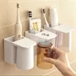 Magnetic Toothbrush Cup Holder with Inverted Design Hygienic | https://www.bestnamebadges.com