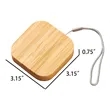 Eco Bamboo Multi Charging Cable Set Portable Storage Box | https://www.bestnamebadges.com