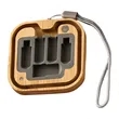 Eco Bamboo Multi Charging Cable Set Portable Storage Box | https://www.bestnamebadges.com