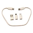 Eco Bamboo Multi Charging Cable Set Portable Storage Box | https://www.bestnamebadges.com