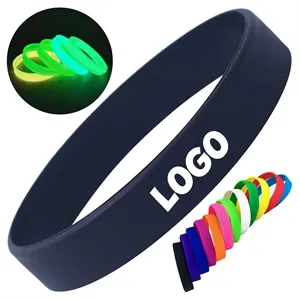 Glow In Dark Sports Wristband Durable Night Event Wear