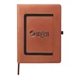 Leeman Roma Journal With Horizontal Phone Pocket 7.5" x 9... | https://www.bestnamebadges.com