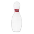 Bowling Pin Shape Stress Ball | https://www.bestnamebadges.com