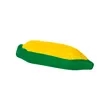 Corn On The Cob Shape Stress Ball | https://www.bestnamebadges.com