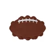 Football Shape Push Pop Fidget Sensory Toy | https://www.bestnamebadges.com