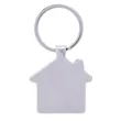 Bamboo & Metal House Keychain | https://www.bestnamebadges.com