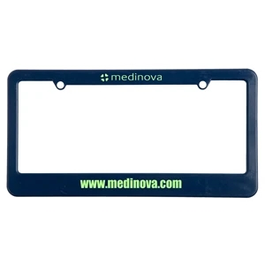 License Plate Frame (2 Holes - Straight Bottom)