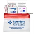 7 Piece First Aid Kit in Colorful Zipper Vinyl Pouch | https://www.bestnamebadges.com