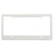 License Plate Frame (4 Holes - Straight Bottom) | https://www.bestnamebadges.com