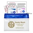7 Piece First Aid Kit in Colorful Zipper Vinyl Pouch | https://www.bestnamebadges.com