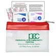 7 Piece First Aid Kit in Colorful Zipper Vinyl Pouch | https://www.bestnamebadges.com