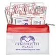 14 Piece First Aid Kit in Colorful Zipper Vinyl Pouch | https://www.bestnamebadges.com