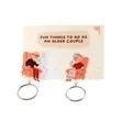 Acrylic Couples Keychains 2.5"- 5" | https://www.bestnamebadges.com