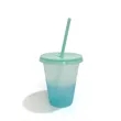 16oz PP Color Changing Cups With Lids & Straws | https://www.bestnamebadges.com