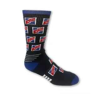 Made in the USA One Size Fits Most Polyester Crew Socks
