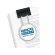 Binder Clip - Round | https://www.bestnamebadges.com