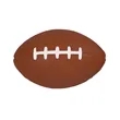 Football Shape Super Squish Stress Ball Sensor... | https://www.bestnamebadges.com