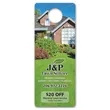 Plastic Door Hanger - 10 mil | https://www.bestnamebadges.com