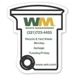 Go Green Recycling Bin Magnet | https://www.bestnamebadges.com