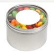 Large Round Window Tin Standard Fill | https://www.bestnamebadges.com