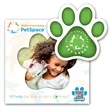 Paw Print Punch Out Picture Frame Magnet | https://www.bestnamebadges.com