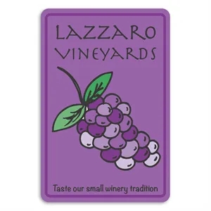 2 X 3 In Rectangle Perm Standard Label | https://www.bestnamebadges.com