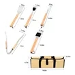 5Pcs BBQ Grill Tools Set with Wooden Handles | https://www.bestnamebadges.com