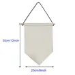 Canvas Wall Hanging with Rod Blank Banner Flags | https://www.bestnamebadges.com