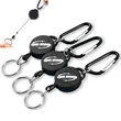 Retractable Keychain Portable Carabiner Key Clips | https://www.bestnamebadges.com