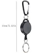 Retractable Keychain Portable Carabiner Key Clips | https://www.bestnamebadges.com