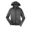 Sport-Tek® Ladies Tech Fleece Full-Zip Hooded Jacket | https://www.bestnamebadges.com