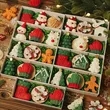 Christmas Creative Handmade Scented Candle Gift Box | https://www.bestnamebadges.com