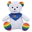 6" Rainbow Bear | https://www.bestnamebadges.com
