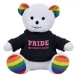 6" Rainbow Bear | https://www.bestnamebadges.com