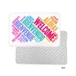 Small Entryway Floor Mat | https://www.bestnamebadges.com