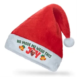 Holiday Christmas Santa Hat | https://www.bestnamebadges.com