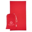 Sand-Free rPET Beach Towel With Pouch | https://www.bestnamebadges.com