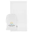 Sand-Free rPET Beach Towel With Pouch | https://www.bestnamebadges.com