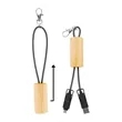 Bamboo Slider Multi-Chargin Cables | https://www.bestnamebadges.com