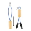 Bamboo Slider Multi-Chargin Cables | https://www.bestnamebadges.com
